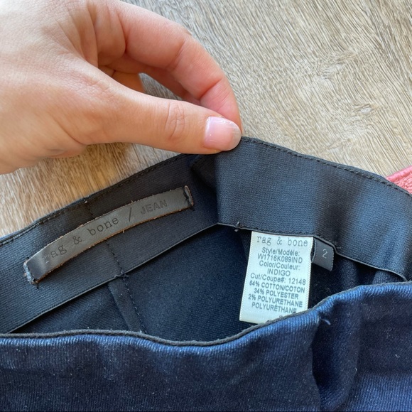 Rag & Bone / jean Georgie Pant Indigo 2 - Picture 9 of 11
